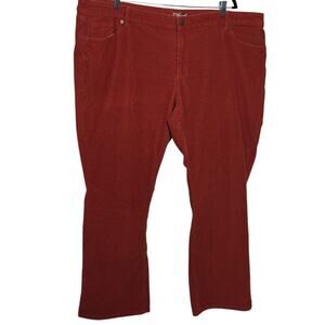 Universal Thread Rust Corduroy Pants Size 26W | Mid Rise Straight Leg